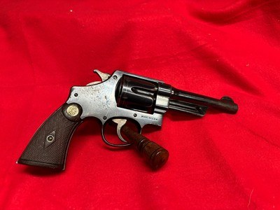 Vintage Iconic Smith Wesson Model 38-44 HD .38 Special Revolver 5" Barrel - Image 1 of 13