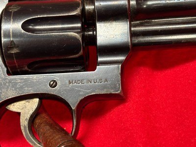 Vintage Iconic Smith Wesson Model 38-44 HD .38 Special Revolver 5" Barrel - Image 3 of 13