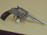 SMITH & WESSON PRE WAR NICKEL .38 SPECIAL HAND EJECTOR M&P CALIFORNIA OK (INV#8551) - 1 of 6