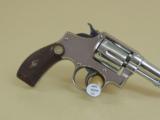 SMITH & WESSON PRE WAR NICKEL .38 SPECIAL HAND EJECTOR M&P CALIFORNIA OK (INV#8551) - 2 of 6