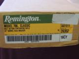SALE PENDING REMINGTON MODEL 700 CLASSIC 8MM MAUSER BOLT ACTION RIFLE IN BOX, - 9 of 9