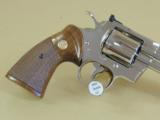 SALE PENDING..........................................................................COLT PYTHON TARGET NICKEL .38 SPECIAL REVOLVER IN BOX (INV#9076) - 3 of 7