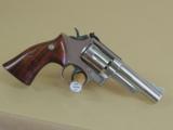 SMITH & WESSON NICKEL MODEL 19-5 .357 MAGNUM REVOLVER IN BOX (INV#8676) - 2 of 5