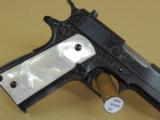 COLT PRE WAR CUSTOM ENGRAVED ACE .22LR PISTOL (INV#9256) - 4 of 13