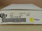 COLT NICKEL SINGLE ACTION ARMY 44-40 IN BOX (INV#9337) - 7 of 7