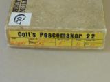 COLT PEACEMAKER 22LR/22 MAGNUM DUAL CYLINDER REVOLVER IN BOX (INV#9442) - 8 of 9