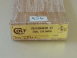 COLT PEACEMAKER .22LR/.22MAGNUM DUAL CYLINDER REVOLVER IN BOX (INV#9443) - 7 of 8
