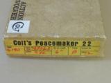 SALE PENDING.............................................................COLT PEACEMAKER 22LR/22 MAGNUM DUAL CYLINDER REVOLVER IN BOX (INVENTORY#9441) - 8 of 9