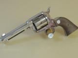 COLT NICKEL SINGLE ACTION ARMY 44-40 IN BOX (INVENTORY#9337) - 5 of 7