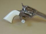 COLT SINGLE ACTION ARMY NICKEL 32-20 IVORY GRIPS IN BOX (INVENTORY#9520) - 3 of 7