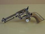 COLT SAA NICKEL FACTORY ENGRAVED CUTAWAY .45LC (INVENTORY#9773) - 4 of 9