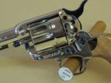 COLT SAA NICKEL FACTORY ENGRAVED CUTAWAY .45LC (INVENTORY#9773) - 5 of 9