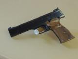 SALE PENDING-----------------------------------------SMITH & WESSON EXTENDABLE FRONT SIGHT MODEL 41 .22LR PISTOL (INVENTORY#9835) - 4 of 5