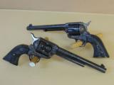 COLT FACTORY ENGRAVED SINGLE ACTION ARMY PAIR .45LC (INVENTORY#9849) - 4 of 11