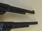 COLT FACTORY ENGRAVED SINGLE ACTION ARMY PAIR .45LC (INVENTORY#9849) - 7 of 11