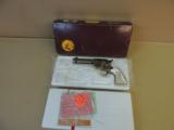 COLT FACTORY ENGRAVED CUTAWAY SINGLE ACTION ARMY .45LC REVOLVER IN BOX (INVENTORY#9855) - 1 of 8