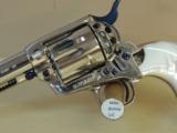 COLT FACTORY ENGRAVED CUTAWAY SINGLE ACTION ARMY .45LC REVOLVER IN BOX (INVENTORY#9855) - 7 of 8