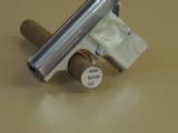 BROWNING BELGIAN NICKEL LIGHTWEIGHT BABY .25ACP PISTOL IN BOX (INVENTORY#9777) - 4 of 5