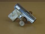 BROWNING BELGIAN NICKEL LIGHTWEIGHT BABY .25ACP PISTOL IN BOX (INVENTORY#9777) - 2 of 5