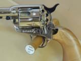 COLT FACTORY ENGRAVED CUTAWAY SINGLE ACTION ARMY .45LC (INVENTORY#9854) - 6 of 7