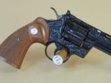 COLT PYTHON FACTORY ENGRAVED .357 MAGNUM REVOLVER (INVENTORY#10011) - 3 of 8
