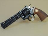 COLT PYTHON FACTORY ENGRAVED .357 MAGNUM REVOLVER (INVENTORY#10011) - 4 of 8