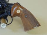 COLT PYTHON FACTORY ENGRAVED .357 MAGNUM REVOLVER (INVENTORY#10011) - 7 of 8