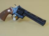 COLT PYTHON FACTORY ENGRAVED .357 MAGNUM REVOLVER (INVENTORY#10011) - 2 of 8