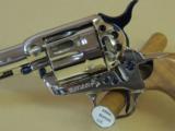 COLT SAA NICKEL FACTORY ENGRAVED CUTAWAY .45LC (INVENTORY#9773) - 5 of 8