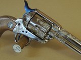 COLT FACTORY ENGRAVED CUTAWAY SINGLE ACTION ARMY .45LC (INVENTORY#9854) - 2 of 7