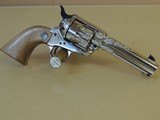 COLT FACTORY ENGRAVED CUTAWAY SINGLE ACTION ARMY .45LC (INVENTORY#9854) - 1 of 7
