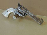 COLT FACTORY ENGRAVED CUTAWAY SINGLE ACTION ARMY .45LC REVOLVER IN BOX (INVENTORY#9855) - 1 of 7