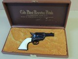 COLT SAA SHERIFFS MODEL 44-40 REVOLVER WITH IVORY GRIPS (INVENTORY#10009) - 1 of 9