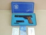 SMITH & WESSON MODEL 41 .22LR PISTOL IN BOX (INVENTORY#10186) - 1 of 6