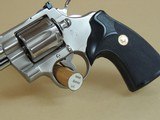 COLT PYTHON E NICKEL .357 MAGNUM REVOLVER IN BOX (INVENTORY#10267) - 7 of 8