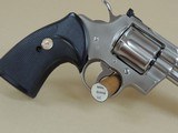COLT PYTHON E NICKEL .357 MAGNUM REVOLVER IN BOX (INVENTORY#10267) - 3 of 8
