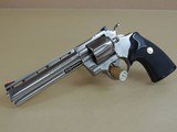 COLT PYTHON E NICKEL .357 MAGNUM REVOLVER IN BOX (INVENTORY#10267) - 6 of 8