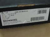 BROWNING BL 17 .17 MACH 2 LEVER ACTION RIFLE IN BOX (INVENTORY#10290) - 9 of 9