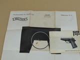 SALE PENDING---------------------------------------------------------WALTHER WEST GERMAN PP .22LR PISTOL IN BOX (INVENTORY#10329) - 5 of 6