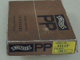 SALE PENDING---------------------------------------------------------WALTHER WEST GERMAN PP .22LR PISTOL IN BOX (INVENTORY#10329) - 6 of 6