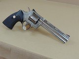 COLT PYTHON E NICKEL .357 MAGNUM REVOLVER IN BOX (INVENTORY#10267) - 2 of 8