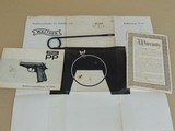 SALE PENDING---------------------------------------------------------------------------WALTHER WEST GERMAN PP .32 ACP PISTOL IN BOX (INVENTORY#103 - 5 of 6