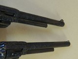 COLT FACTORY ENGRAVED SINGLE ACTION ARMY PAIR .45LC (INVENTORY#9849) - 6 of 11