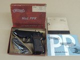 WALTHER WEST GERMAN PPK .32 ACP IN BOX (INVENTORY#10331) - 1 of 6