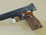 SALE PENDING----------------------------------------SMITH & WESSON FACTORY ENGRAVED M41 .22LR PISTOL IN BOX (INVENTORY#10010) - 9 of 11