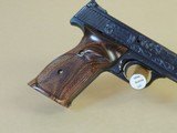 SALE PENDING----------------------------------------SMITH & WESSON FACTORY ENGRAVED M41 .22LR PISTOL IN BOX (INVENTORY#10010) - 5 of 11