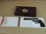 SALE PENDING-------------------------------COLT PYTHON E NICKEL .357 MAGNUM REVOLVER IN BOX (INVENTORY#10267) - 1 of 8