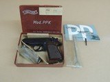 WALTHER WEST GERMAN PPK .22LR PISTOL IN BOX (INVENTORY#10333) - 1 of 5