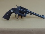 Colt Pre War Officers Model Target .22LR Revolver (Inventory#10533) - 1 of 5