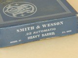 Sale Pending---------------Smith & Wesson Model 41.22LR Pistol in the Box(Inventory#10638) - 8 of 8